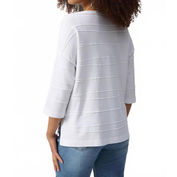 NEW JOSEPH RIBKOFF joseph ribkoff jacquard sweater knit pullover | style 251923 - Picture 4 of 4